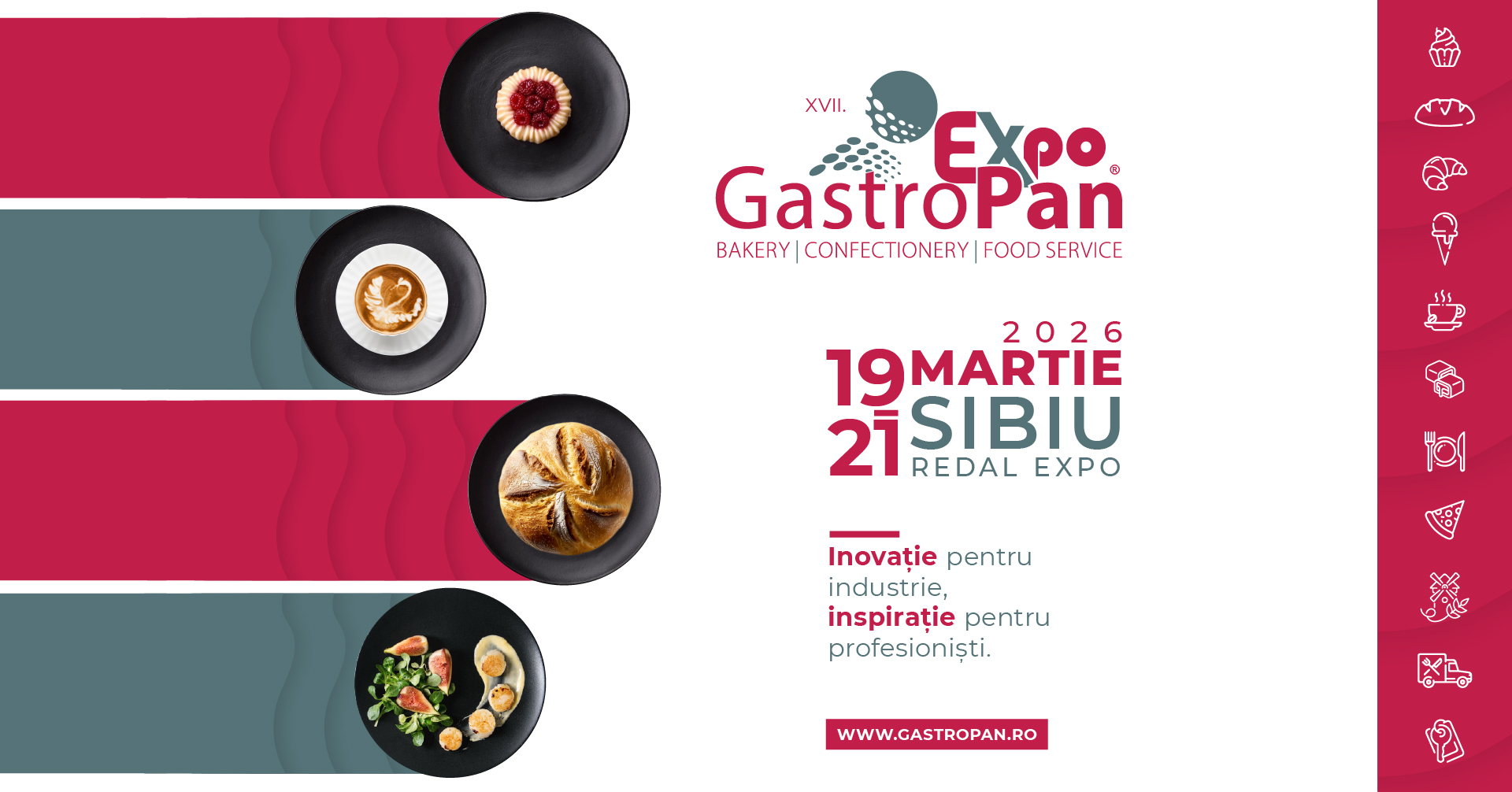 GastroPan – 19-21 martie 2026 – Sibiu, Redal Expo – inovație pentru industrie, inspirație pentru profesioniști